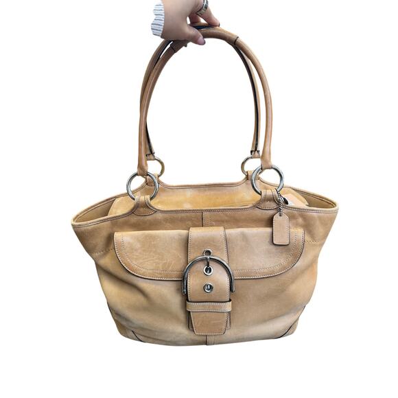 Coach Handbags - Coach  X-Large Leather Soho Shoulder Bag Y2K Buckle